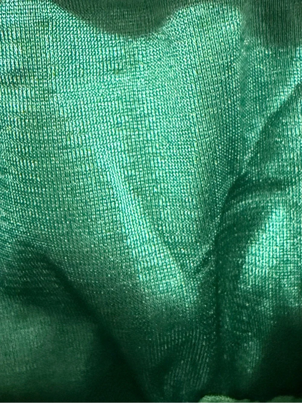 Green Pleated Midi Skirt